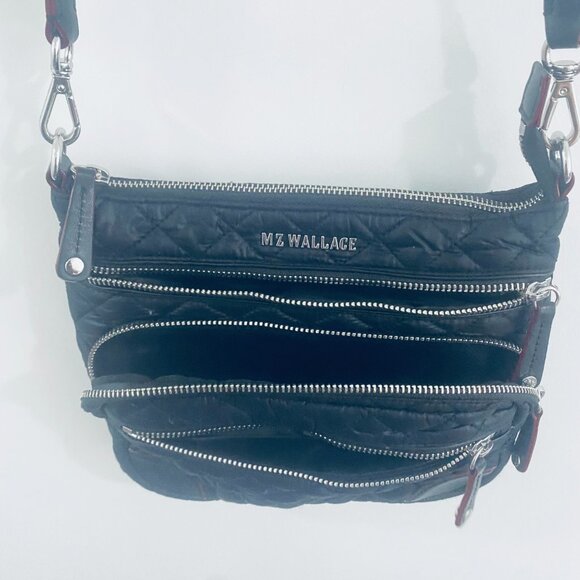 MZ Wallace Quilted Metro Crossbody – Black – New York Design - Picture 11 of 17